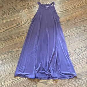Francesca's Alya Purple Halter Dress